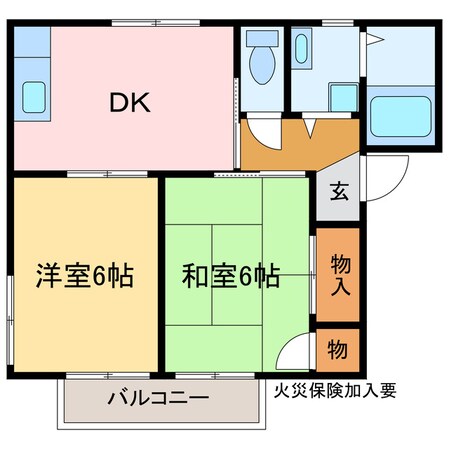 シャーメゾン庄内の物件間取画像